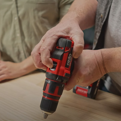 A cordless screwdriver