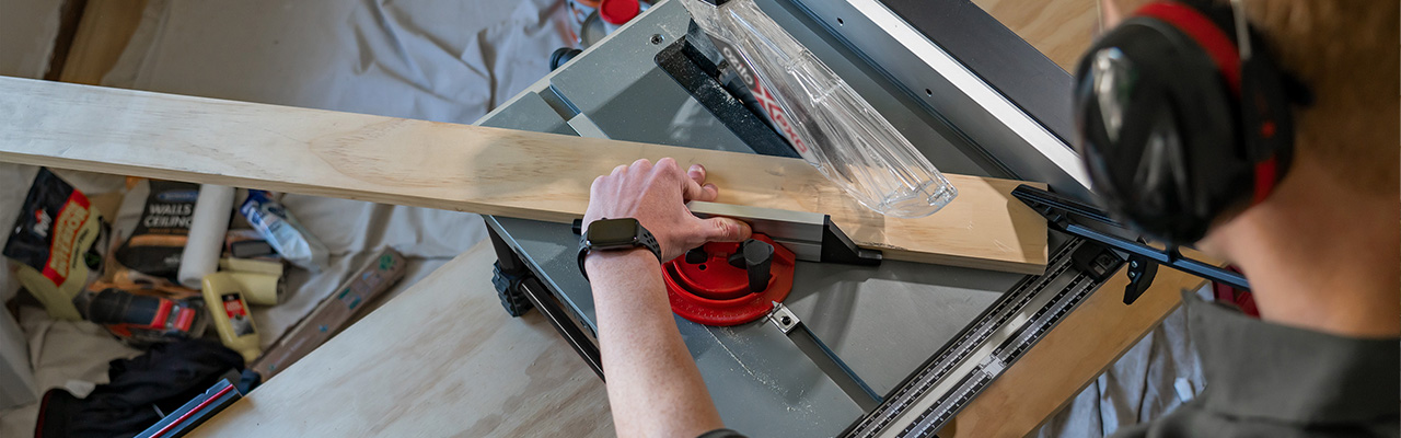 Working with a table saw