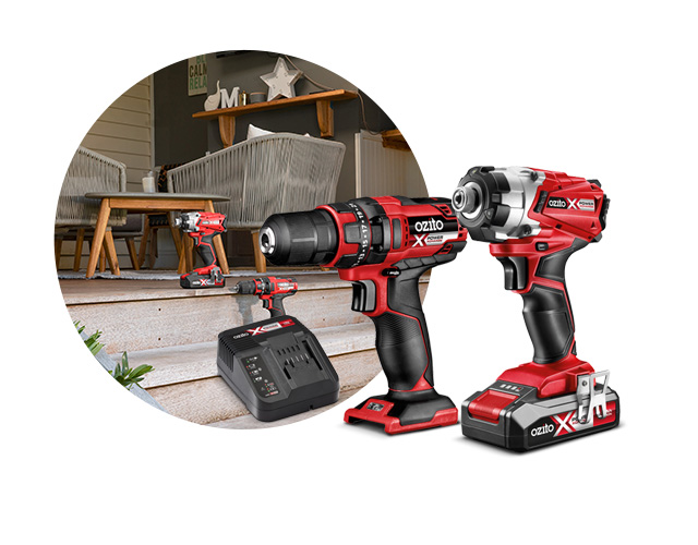 Buy Black+Decker 1.5AH Cordless Combi Drill with 2x18V Batteries, Drills