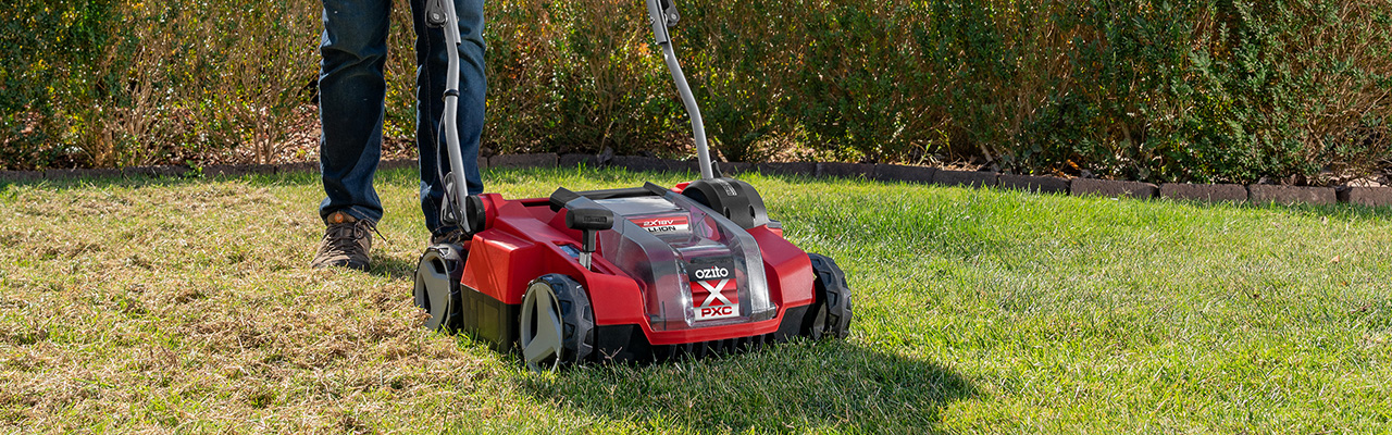 Refresh Your Lawn with our PXC 36V Brushless Scarifier